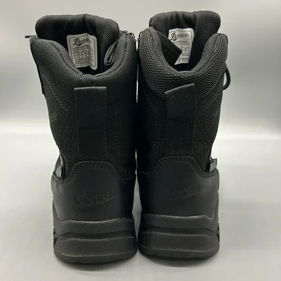 Danner Lookout 8" Black Leather Waterproof Boots Shoes 23824 Mens 8.5” Like New! - Picture 4 of 8